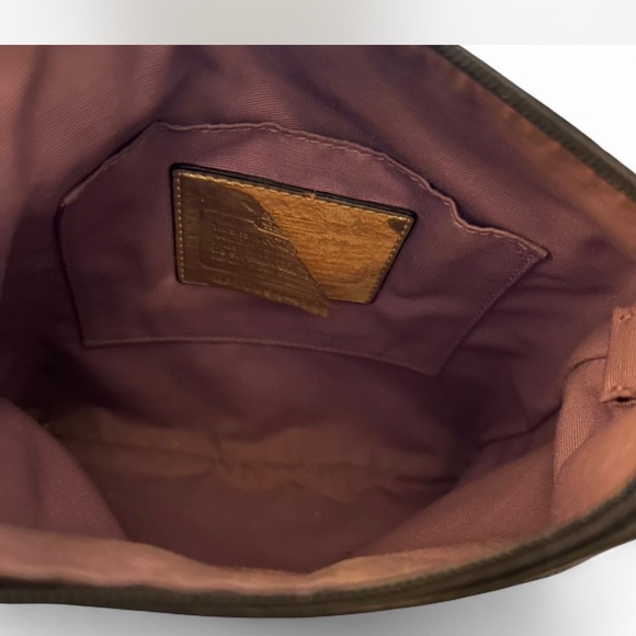 Coach Brown Crossbody Bag with Signature Monogram - Picture 3 of 3